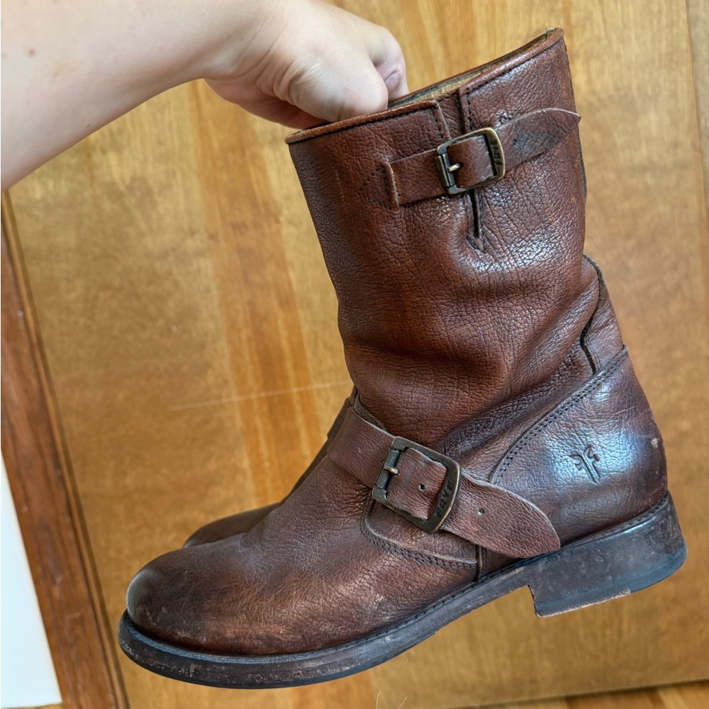 Frye Brown Leather Boots